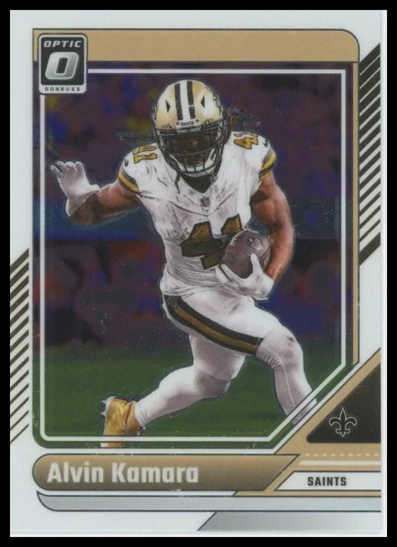 2024 Panini Donruss Optic Alvin Kamara #140 New Orleans Saints Football Card NFL - Football Card Single