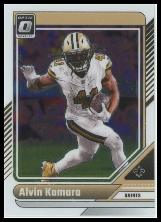 2024 Panini Donruss Optic Alvin Kamara #140 New Orleans Saints Football Card NFL - Football Card Single