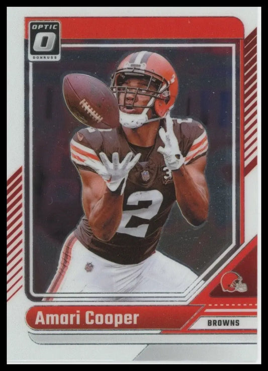 2024 Panini Donruss Optic Amari Cooper #47 Cleveland Browns Football Card NFL - Football Card Single