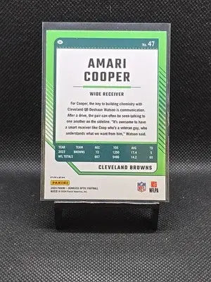 2024 Panini Donruss Optic - Amari Cooper #47 Stars Prizm - Football Card Single