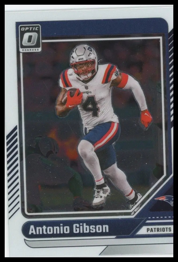 2024 Panini Donruss Optic Antonio Gibson #135 New England Patriots Football Card - Football Card Single