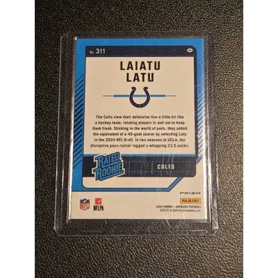 2024 Panini Donruss Optic Draft Picks Lot (12 Cards) – Refractors Rated Rookies - Football Card Single