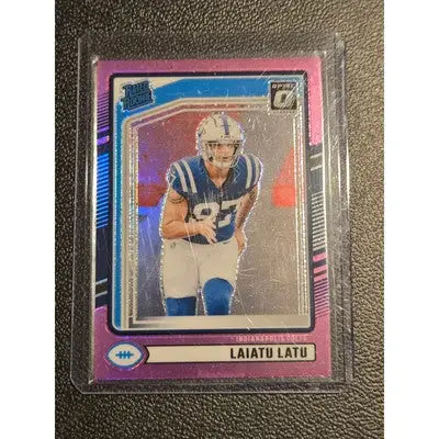 2024 Panini Donruss Optic Draft Picks Lot (12 Cards) – Refractors Rated Rookies - Football Card Single