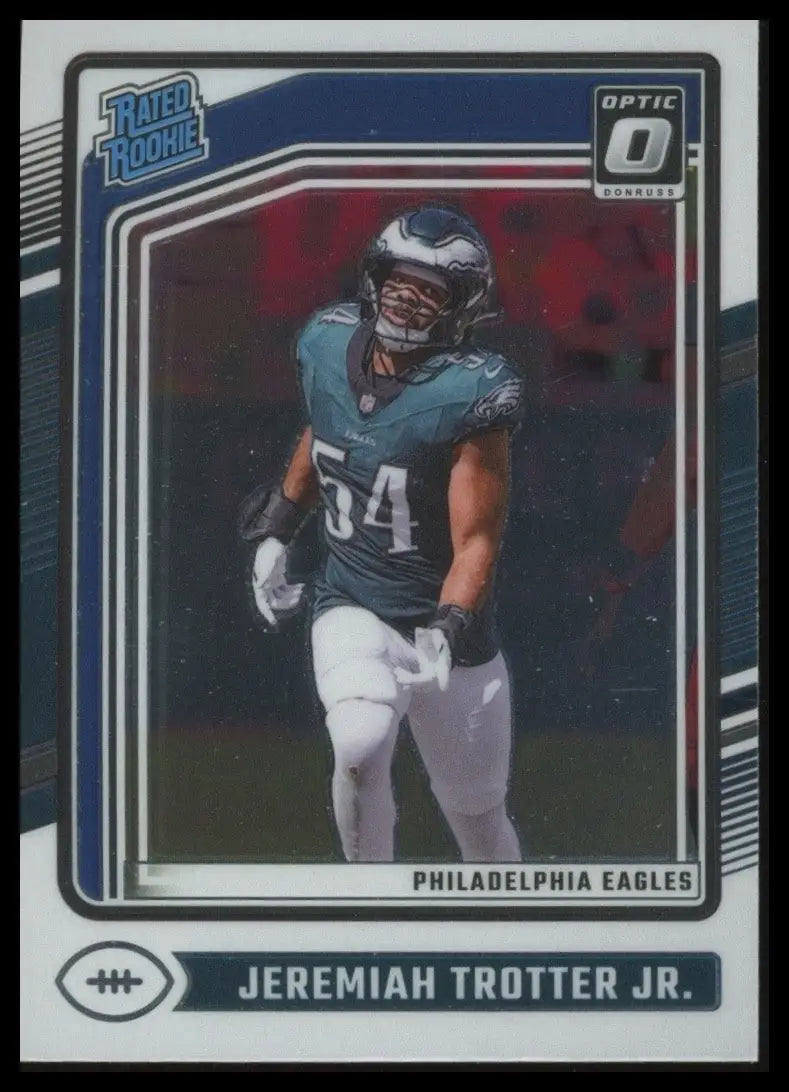 2024 Panini Donruss Optic Jeremiah Trotter Jr Rookie #250 Philadelphia Eagles - Football Card Single
