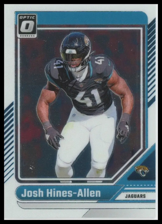 2024 Panini Donruss Optic Josh Hines Allen #93 Jacksonville Jaguars Football NFL - Football Card Single
