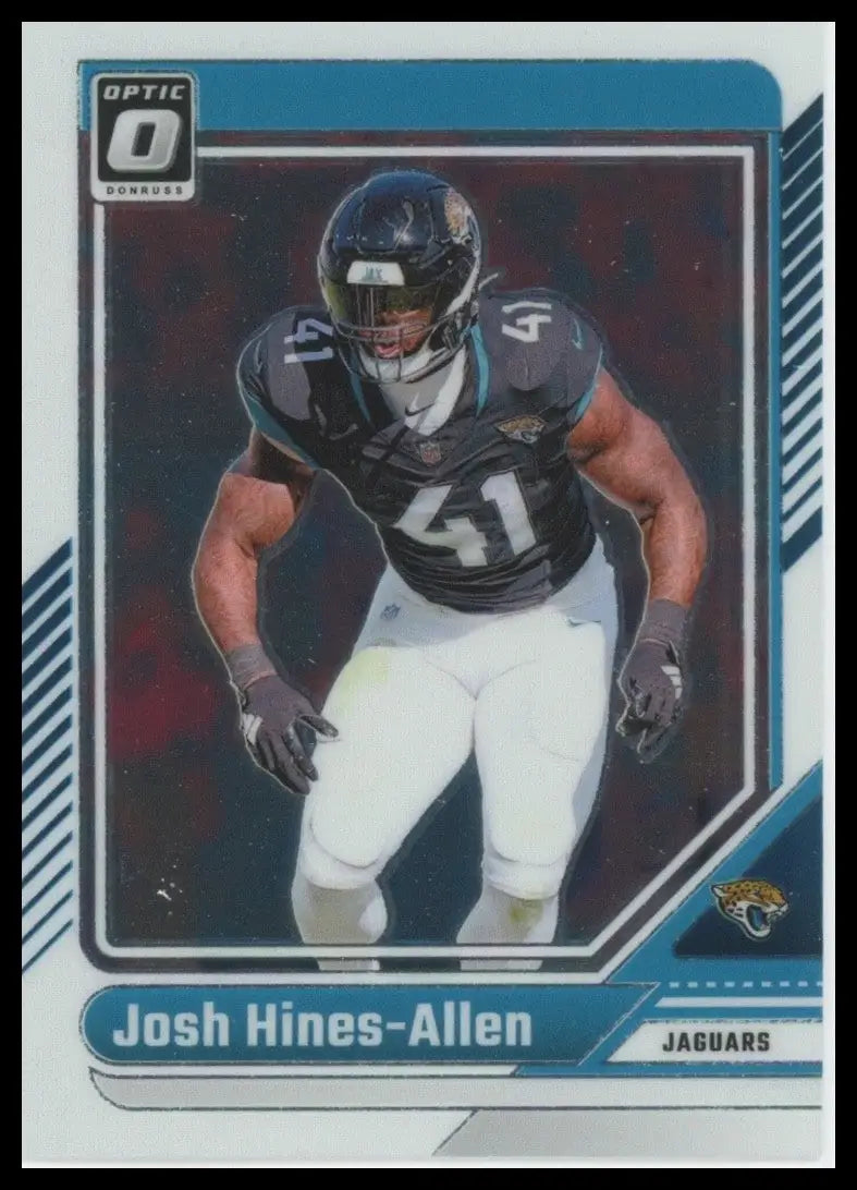 2024 Panini Donruss Optic Josh Hines Allen #93 Jacksonville Jaguars Football NFL - Football Card Single