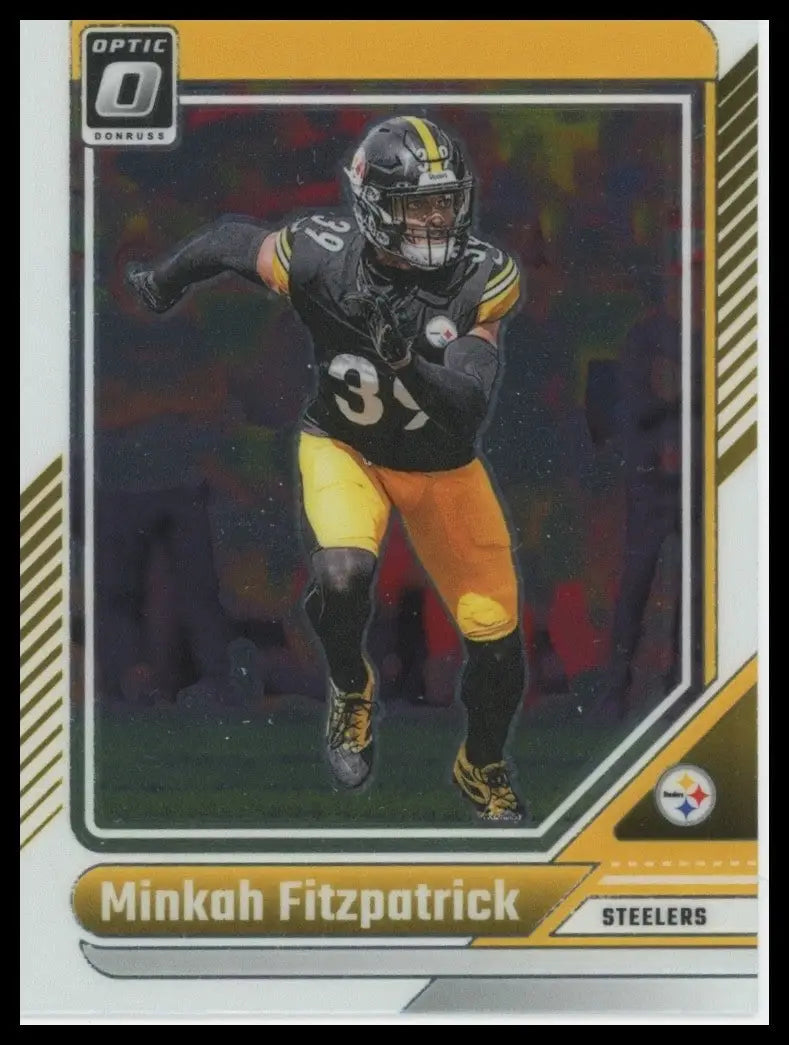 2024 Panini Donruss Optic Minkah Fitzpatrick #168 Pittsburgh Steelers Football - Football Card Single
