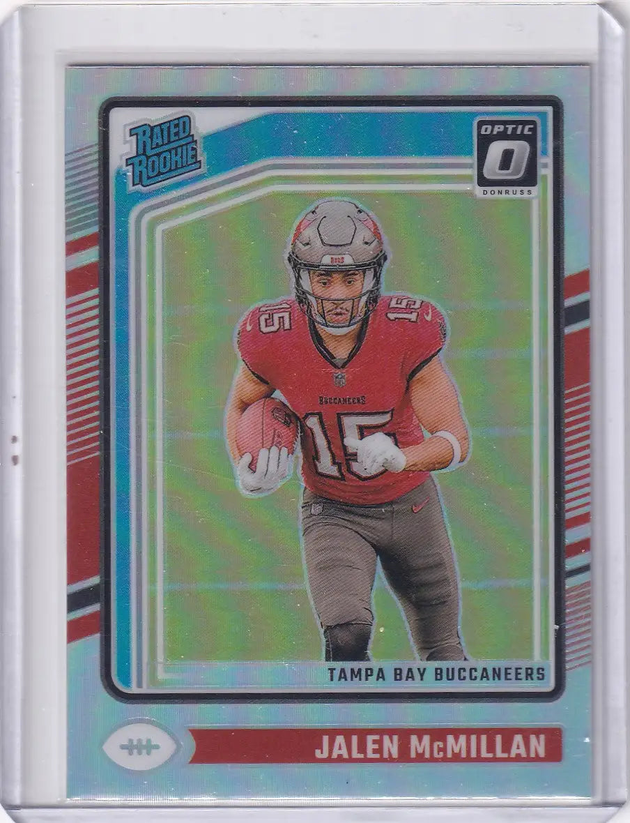 2024 Panini Donruss Optic Prizm #239 Jalen McMillan - Tampa Bay Buccaneers - Football Card Single