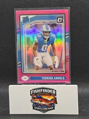 2024 Panini Donruss Optic - Rated Rookie Terrion Arnold #290 Pink Prizm (RC) - Football Card Single