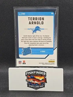 2024 Panini Donruss Optic - Rated Rookie Terrion Arnold #290 Pink Prizm (RC) - Football Card Single