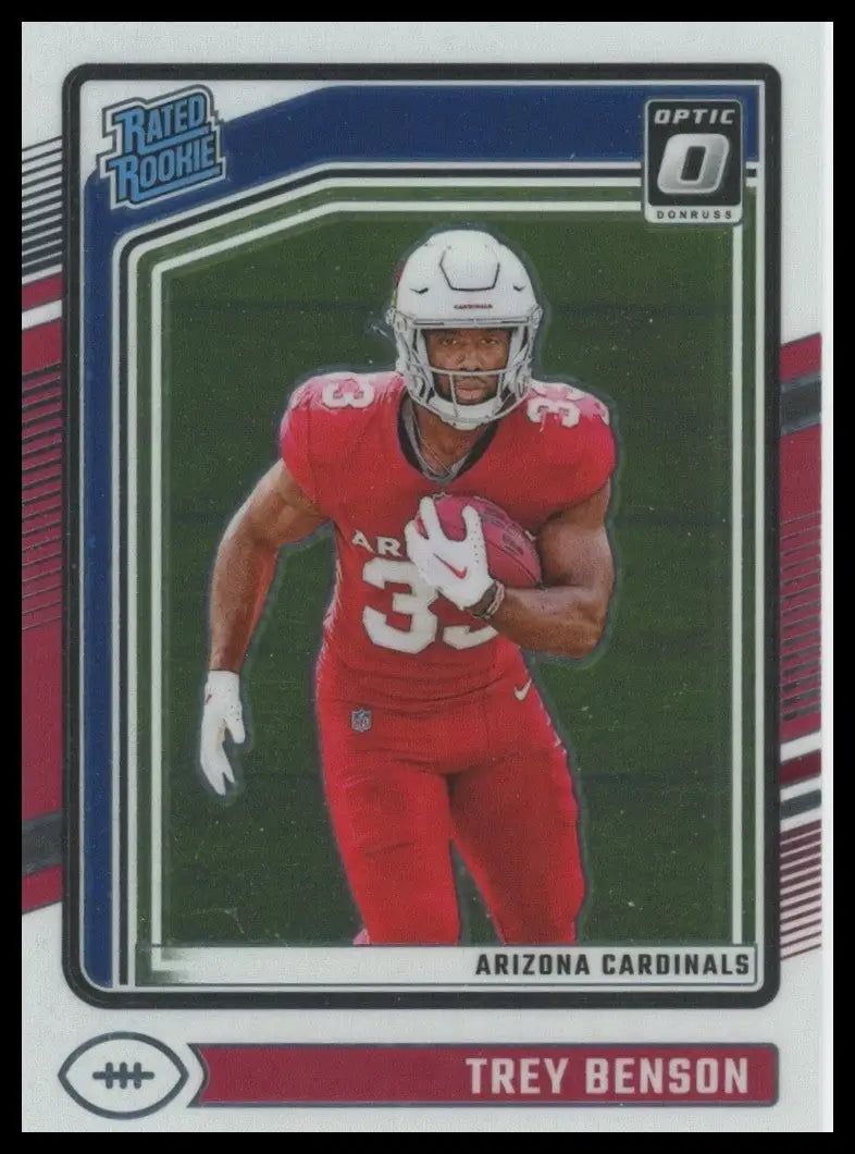 2024 Panini Donruss Optic - Rated Rookie Trey Benson #293 (RC)
