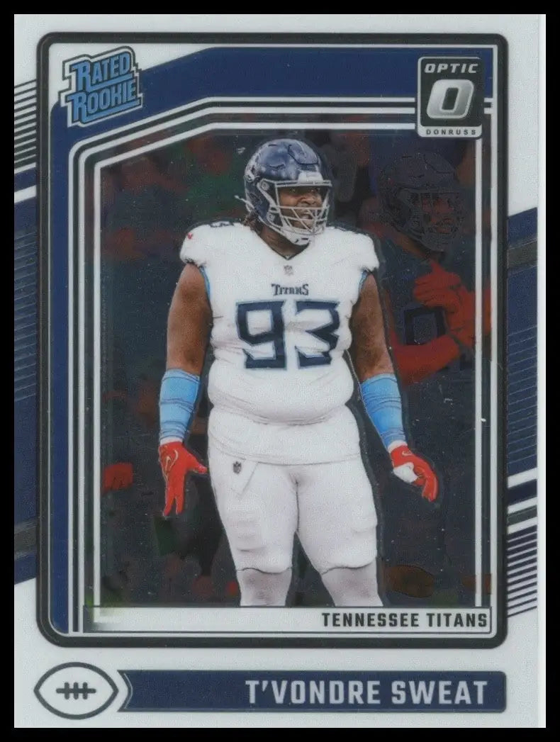 2024 Panini Donruss Optic - Rated Rookie T’Vondre Sweat #295 (RC)