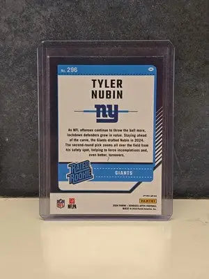 2024 Panini Donruss Optic - Rated Rookie Tyler Nubin #296 Purple Shock (RC - Football Card Single