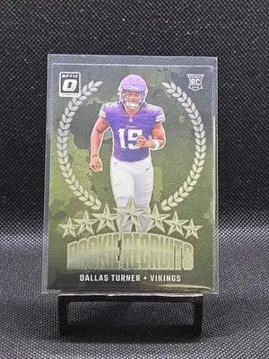 2024 Panini Donruss Optic Rookie Recruits Dallas Turner #14 (RC)