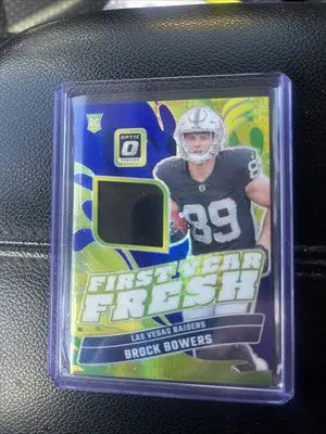2024 Panini Donruss Optic Will Shipley Rookie First Year Fresh Patch #FYF-WSY - Football Card Single