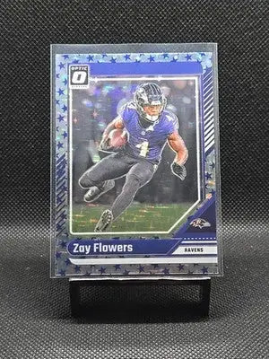 2024 Panini Donruss Optic - Zay Flowers #15 Stars Prizm - Football Card Single