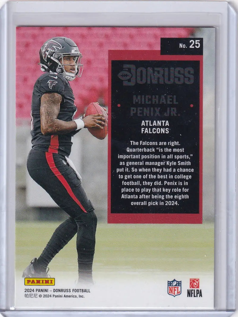 2024 Panini Donruss Retro 2004 #25 Michael Penix Jr. - Atlanta Falcons