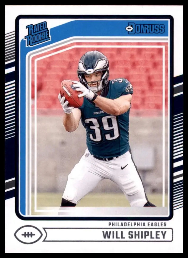 2024 Panini Donruss Rookie Will Shipley #312 Philadelphia Eagles Football Card - Football Card Single