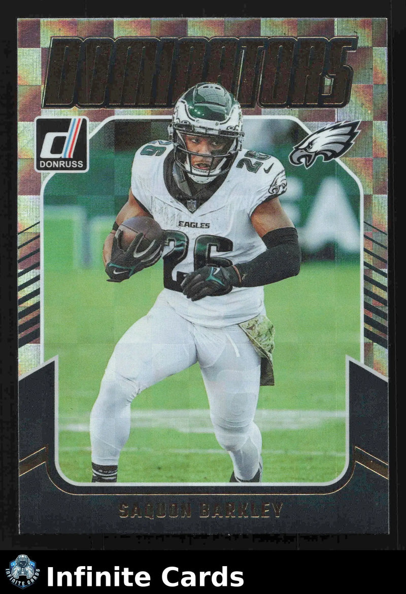 2024 Panini Donruss SAQUON BARKLEY #13 Dominators Philadelphia Eagles - Football Card Single