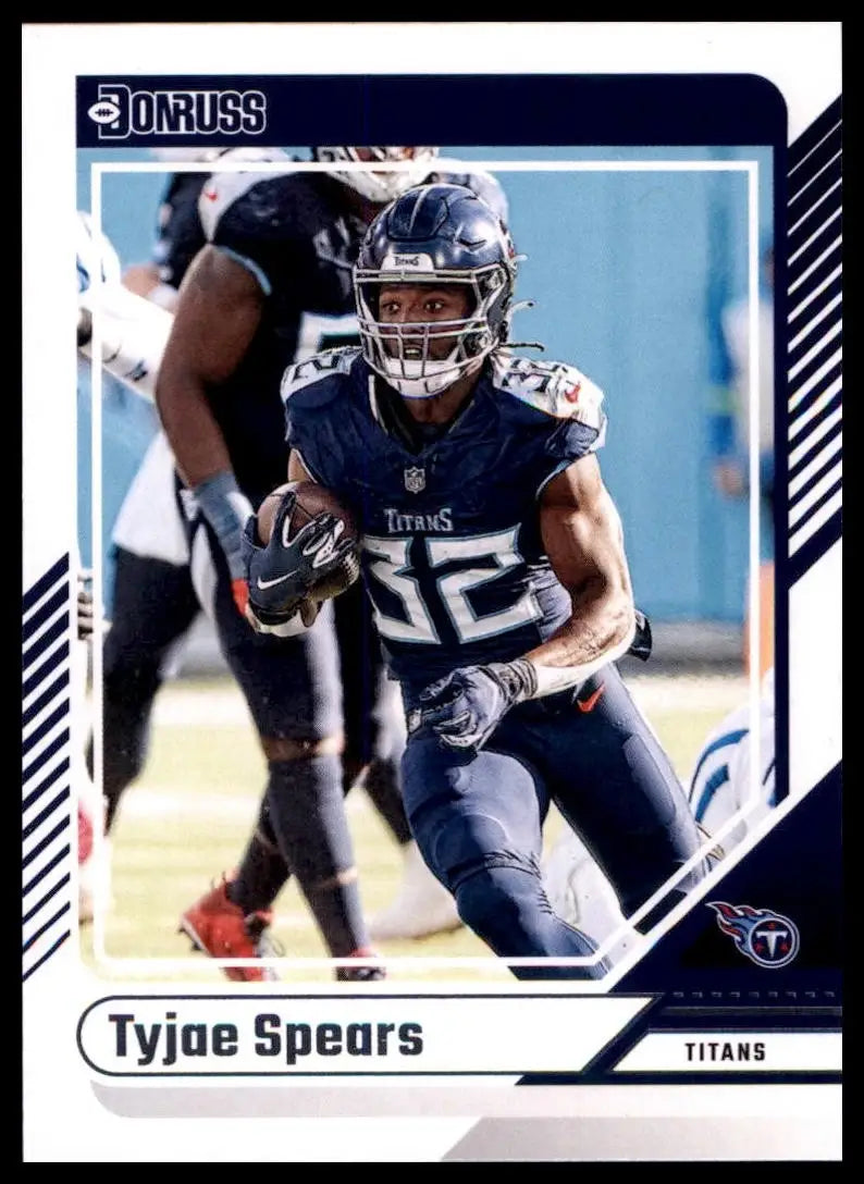 2024 Panini Donruss Tyjae Spears #127 Tennessee Titans Football Card NFL Sports - Football Card Single