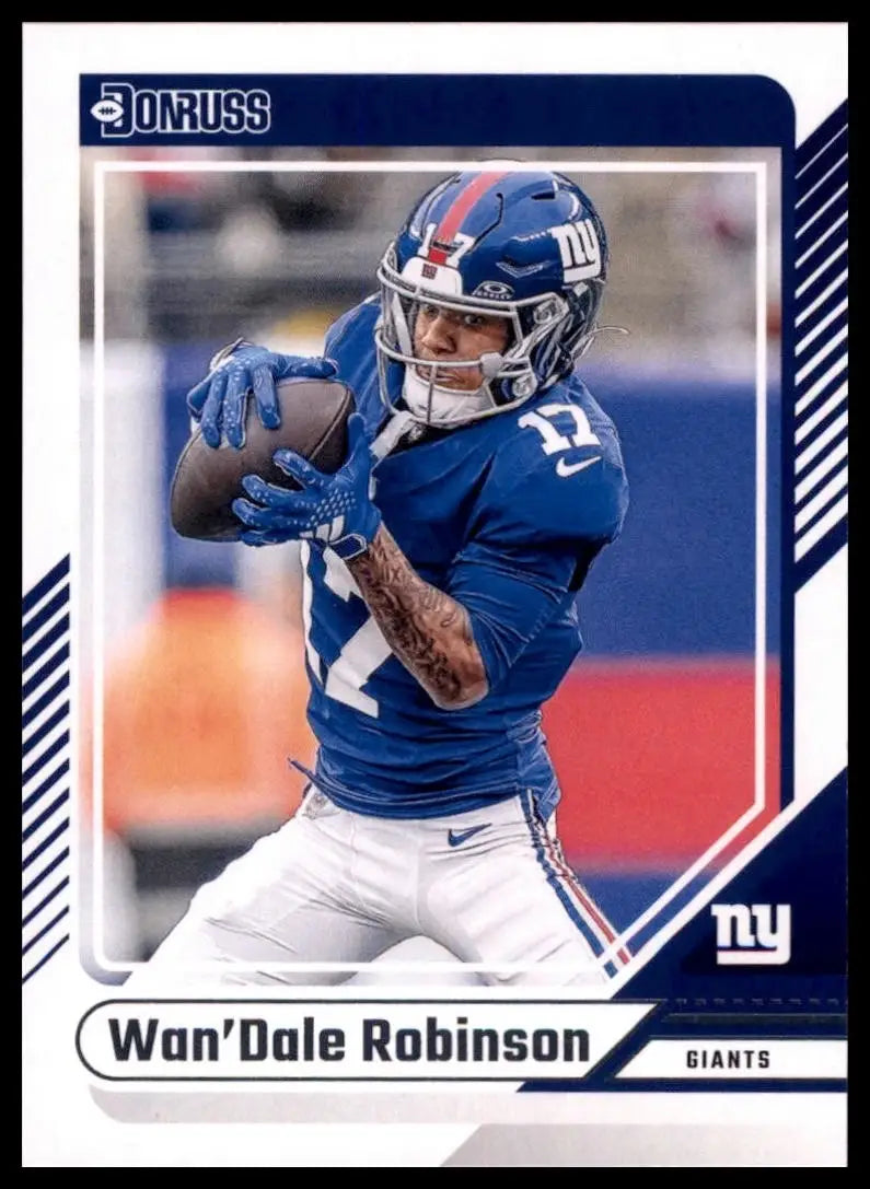 2024 Panini Donruss WanDale Robinson #272 New York Giants Football Card NFL - Football Card Single