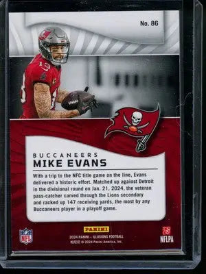 2024 Panini Illsions Mike Evans #86 036/399 Football - Football Card Single