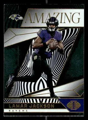 2024 Panini Illusions #10 Lamar Jackson Amazing - Football Card Single