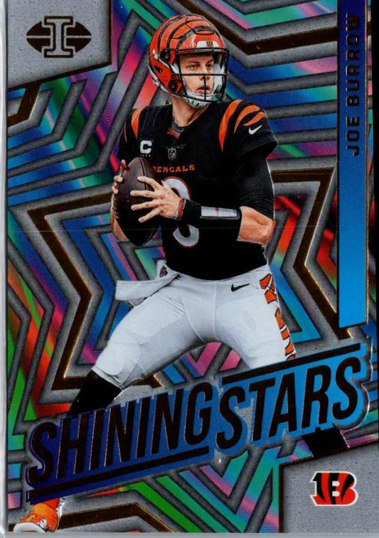 2024 Panini Illusions #12 Joe Burrow Shining Stars - Football Card Single