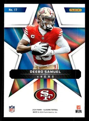 2024 Panini Illusions #17 Deebo Samuel Shining Stars - Football Card Single
