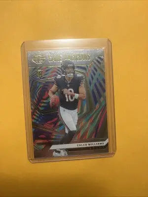 Caleb Williams football card from Panini Illusions 2024 Game Magicians RC collection