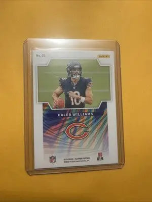 Caleb Williams football card from Panini Illusions 2024 Game Magicians RC collection