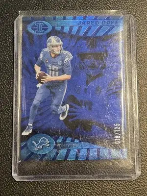 2024 Panini Illusions #25 Jared Goff Blue Trophy Collection 119/125 - Football Card Single
