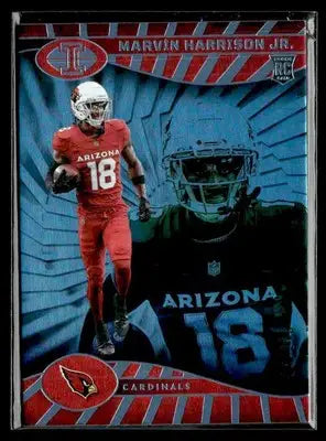 2024 Panini Illusions #3 Marvin Harrison Jr. Light Blue Trophy Collection #/249
