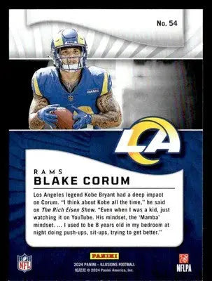 2024 Panini Illusions #54 Blake Corum Retail - Football Card Single