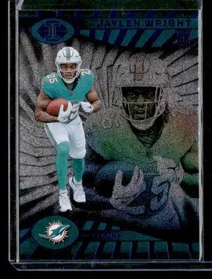 2024 Panini Illusions #56 Jaylen Wright Dots Trophy Collection - Football Card Single