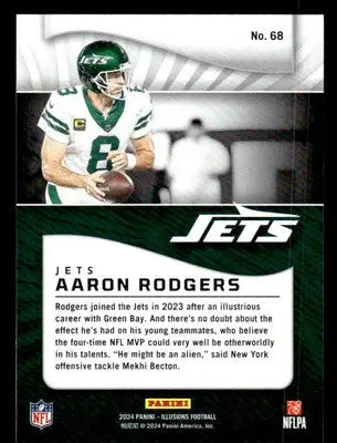 2024 Panini Illusions #68 Aaron Rodgers - Football Card Single