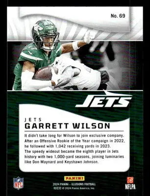 2024 Panini Illusions #69 Garrett Wilson - Football Card Single