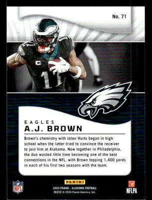 2024 Panini Illusions #71 A.J. Brown - Football Card Single