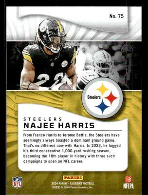 2024 Panini Illusions #75 Najee Harris - Football Card Single
