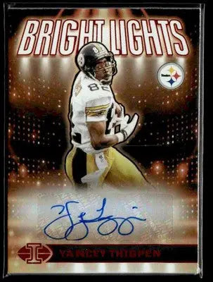 2024 Panini Illusions #BLS-YTN Yancey Thigpen Bright Lights Signatures Red #/99 - Football Card Single