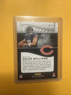 2024 Panini Illusions Caleb Williams RC #13 Base Chicago Bears - Football Card Single