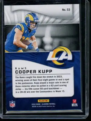 2024 Panini Illusions Cooper Kupp #53 344/399 Football - Football Card Single