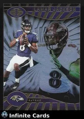 2024 Panini Illusions LAMAR JACKSON #7 [Base] Baltimore Ravens - Football Card Single