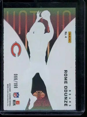 2024 Panini Illusions Rome Odunze #No. 4 066/199 RC Football - Football Card Single