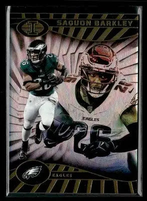 2024 Panini Illusions Saquon Barkley #72 Trophy Hobby Philadelphia Eagles