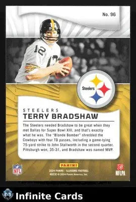 2024 Panini Illusions TERRY BRADSHAW #96 Pittsburgh Steelers HOF - Football Card Single
