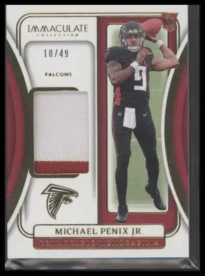 2024 Panini Immaculate Collection Michael Penix Jr. #RM-MPJ Remarkable Mem #/49