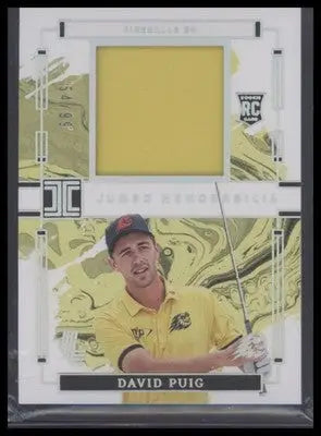 2024 Panini Impeccable LIV David Puig #IJM-DPG Jumbo Mem #/99 RC Fireballs - Baseball Card Single