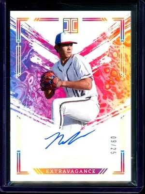 2024 Panini Impeccable Noble Meyer #EA-NM #09/25 Autographed Baseball - Baseball Card Single