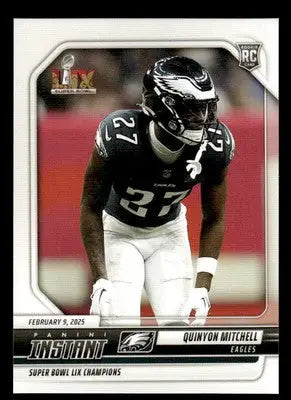 2024 Panini Instant Eagles Super Bowl LIX Champions #21 Quinyon Mitchell - Football Card Single
